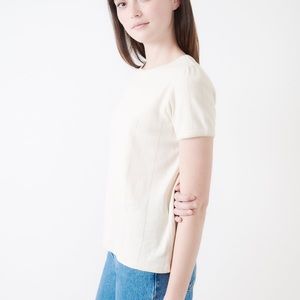 APC Cream Pointelle T-shirt